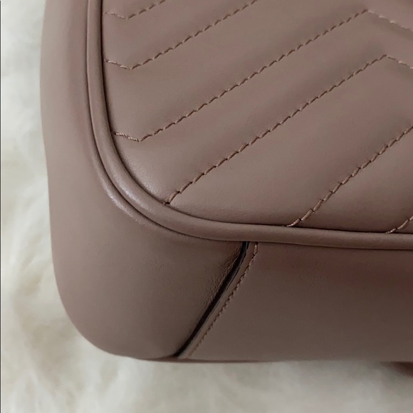 Gucci Marmont matelassé shoulder bag in Porcelain Rose 🌸 - Picture 6 of 16